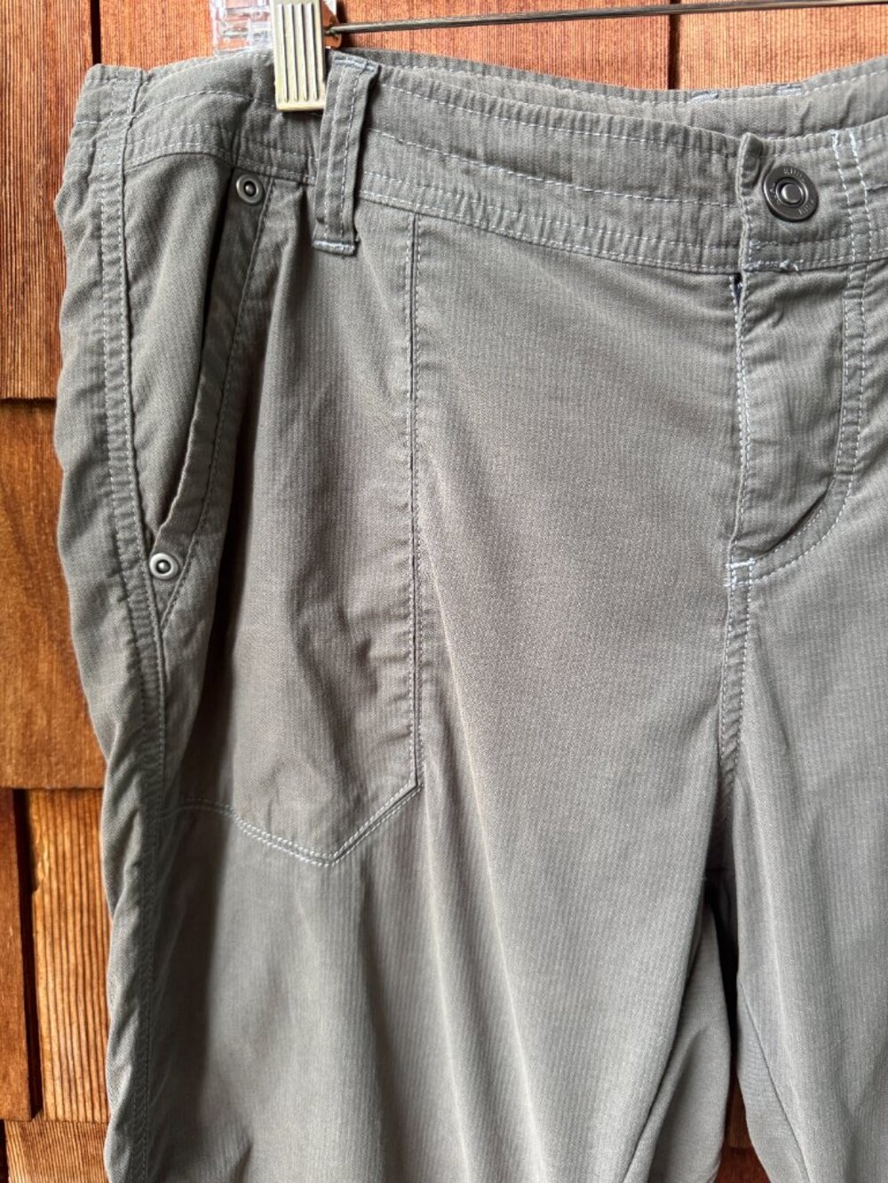 Kuhl Olive/Gray Quick Dry Hiking Pants in Women's 12 - Picture 10 of 14